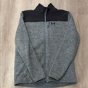 Under Armour Men's XL Heather Gray and Black Performance Jacket